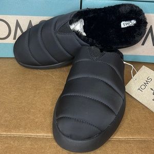 TOMS Women's, Alpargata Mallow Mule faux-fur